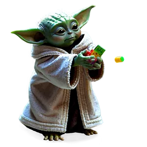 Baby Yoda Playing With Toys Png 27 PNG image