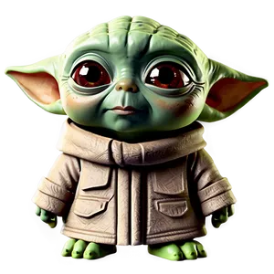 Baby Yoda Space Adventure Cartoon Png Kml PNG image