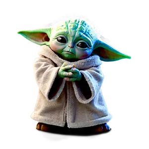 Baby Yoda Using The Force Png Njv41 PNG image
