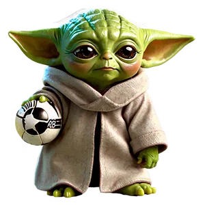 Baby Yoda With Ball Png Xfm13 PNG image