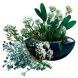 Babys Breath And Eucalyptus Combo PNG Tms74 PNG