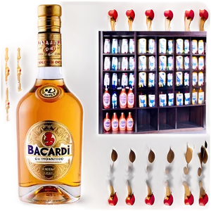 Bacardi Carta Oro PNG 46