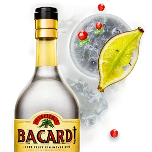 Bacardi D PNG image