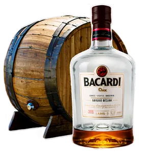 Bacardi Oak Barrel PNG 62