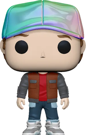 Back To The Future Funko Pop Character PNG image