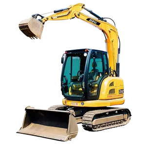 Backhoe And Excavator PNG Qew4 PNG
