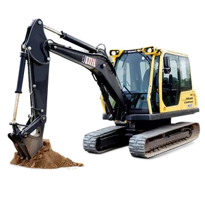Backhoe Digging Machine PNG Gdv42 PNG