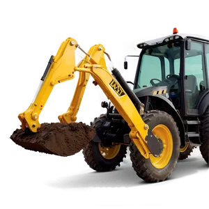 Backhoe For Trench Digging PNG Clx PNG