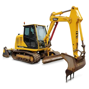 Backhoe For Trench Digging PNG Ilx78 PNG