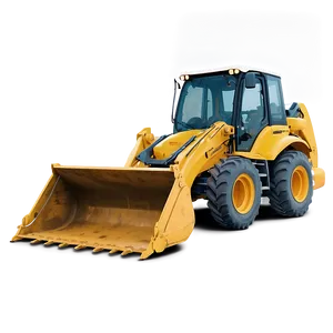 Backhoe Loader Digging PNG 06272024