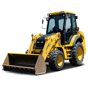 Backhoe Loader Front View PNG Cyx PNG