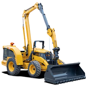 Backhoe With Hydraulic Arm PNG Tmb23 PNG