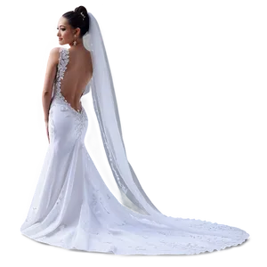 Backless Wedding Gowns Png Fqv PNG image