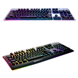 Backlit Gaming Keyboard Png 06122024 PNG image