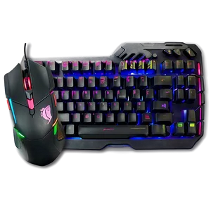 Backlit Keyboard And Mouse For Gamers Png Vjv PNG image