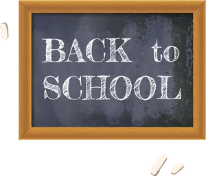 Backto School Chalkboard PNG image