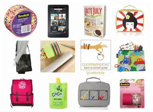 Backto School Supplies Collage