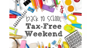 Backto School Tax Free Weekend Supplies PNG image