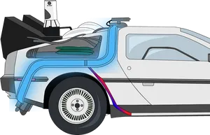 Backtothe Future De Lorean Time Machine PNG