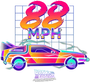 Backtothe Future88 M P H Delorean PNG