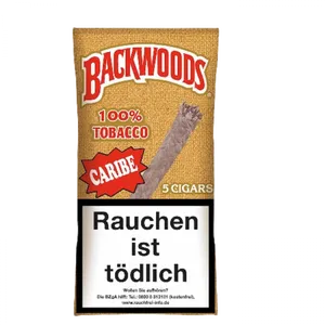Backwoods Caribe Cigars Packaging PNG image