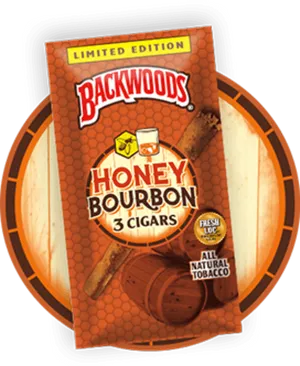 Backwoods Honey Bourbon Cigars Limited Edition PNG image