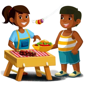 Backyard Bbq Party PNG 06262024