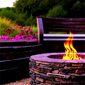 Backyard Fire Pit Png 06262024 PNG image