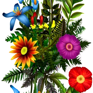 Backyard Floral Arrangements Png 86 PNG image