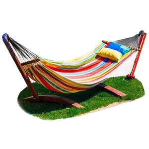 Backyard Hammock Relaxation PNG 06262024