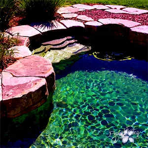 Backyard Natural Pool Png Tmn PNG image