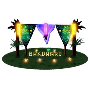 Backyard Party Lighting PNG 62 PNG
