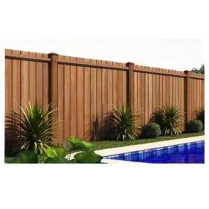 Backyard Privacy Fencing PNG 1