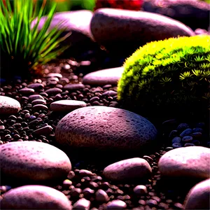 Backyard Rock Garden PNG 4