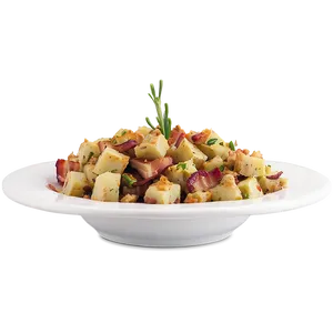 Bacon And Leek Stuffing PNG Xck