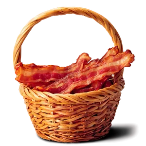 Bacon In Basket PNG Owj29 PNG