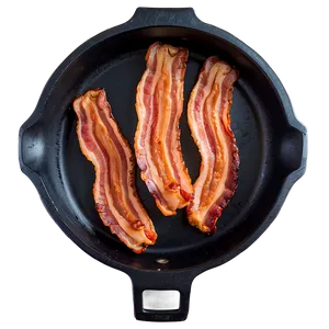 Bacon In Skillet PNG Xyr PNG