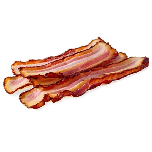 Bacon On Plate Png 05242024 PNG image