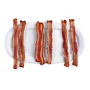 Bacon On Plate Png Wuj PNG image