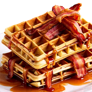 Bacon Stuffed Waffle PNG Urn42