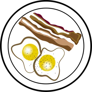 Baconand Eggs Clipart