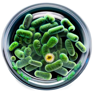 Bacteria In Petri Dish PNG Pae