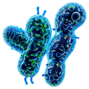 Bacteria Shapes PNG Qca PNG