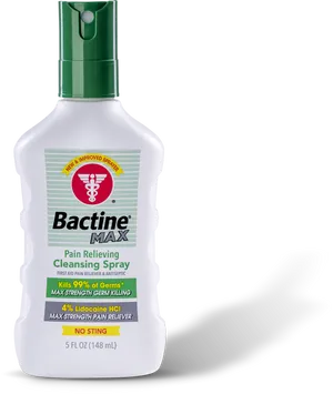Bactine M A X Pain Relieving Cleansing Spray PNG