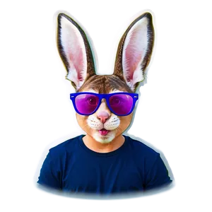 Bad Bunny Caricature Stickers Png Lsr PNG image