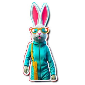 Bad Bunny Exclusive Stickers Png 06272024 PNG image