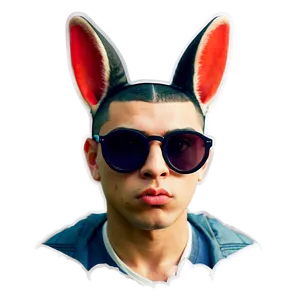 Bad Bunny Exclusive Stickers Png 24 PNG image