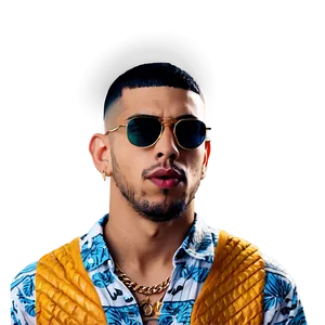 Bad Bunny Portrait Png Gmf PNG image