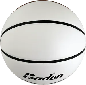 Baden Basketball Isolatedon Black