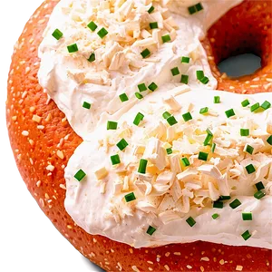 Bagel With Cream Cheese Png 05212024 PNG image